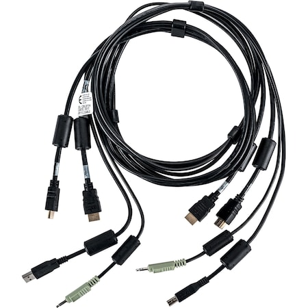 Vertiv Cable Assy, 2-Hdmi/1-Usb/1-Audio, 10Ft CBL0115